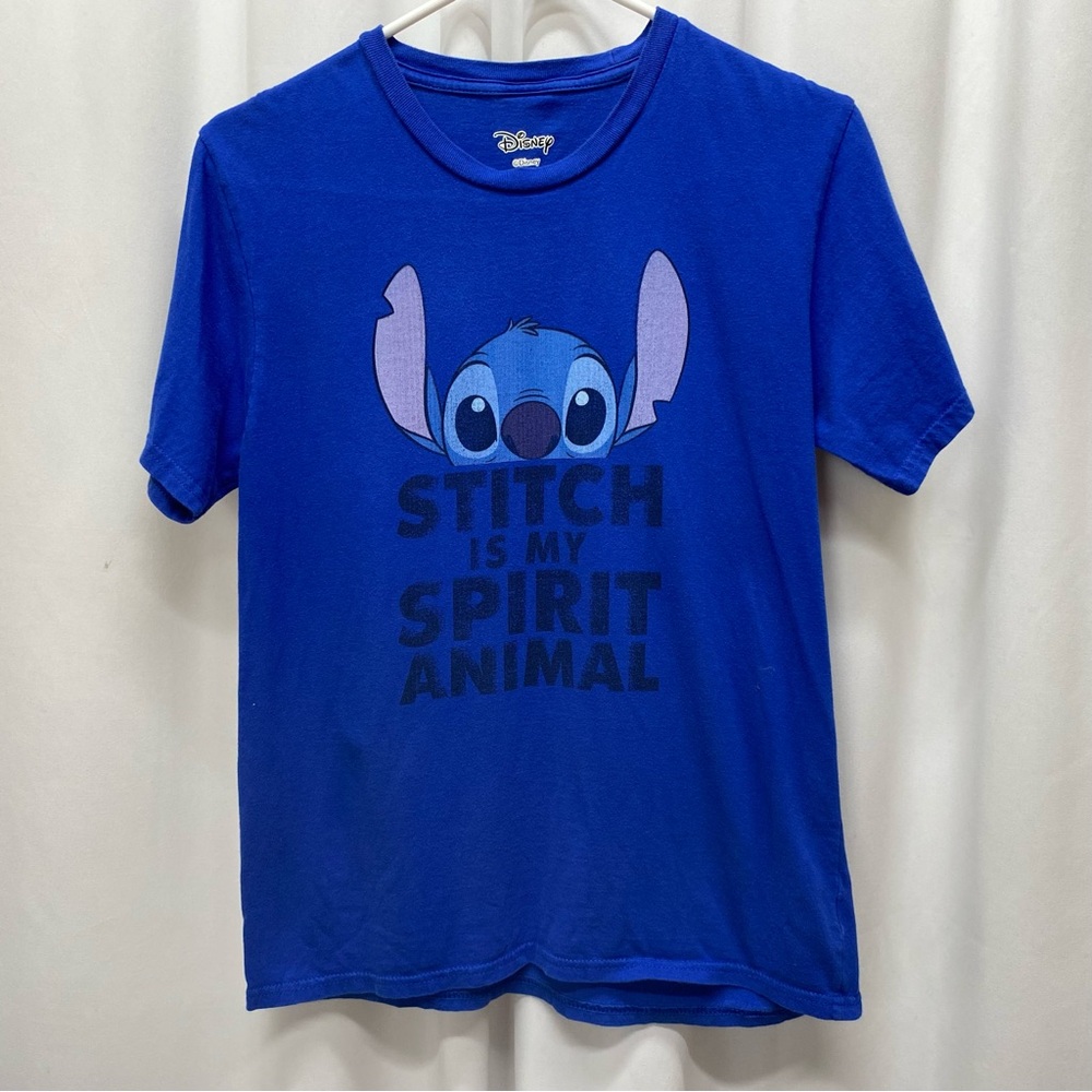 Disney Stitch is my spirit animal women's shirt size small short sleeve